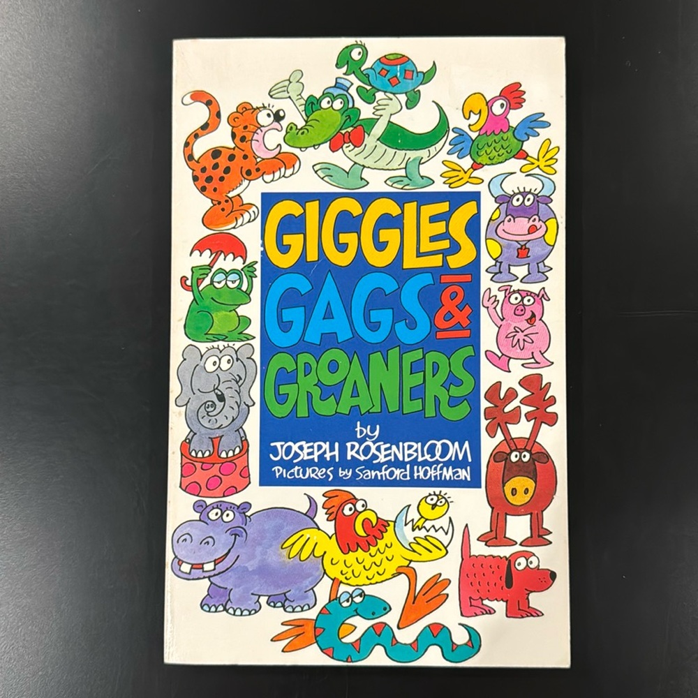 Giggles, Gags & Groaners  - Vintage Softcover Joke Book